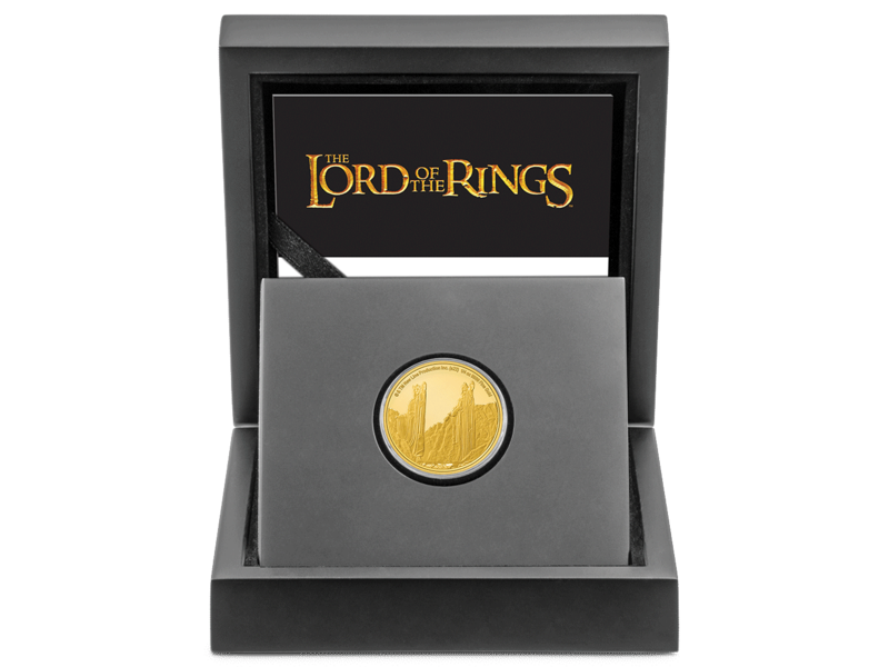 Agoro AGORO Warner LOTR - Middle Earth - Argonath 1/4oz Gold 2023