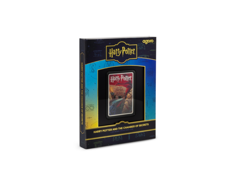 Agoro AGORO Harry Potter Book Covers Harry Potter and the Chamber of Secrets 2oz Silver