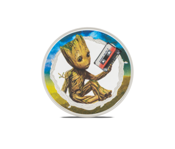 AGORO Marvel - Guardians of the Galaxy - Groot 1oz Silver Coin