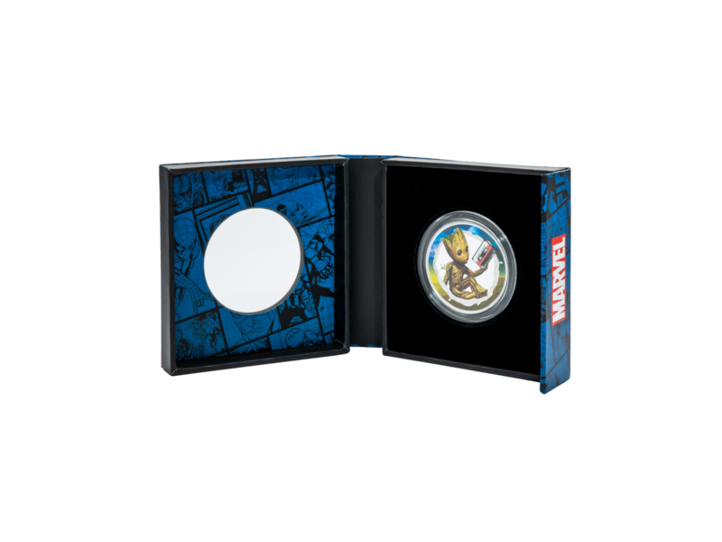 Agoro AGORO Marvel - Guardians of the Galaxy - Groot 1oz Silver Coin