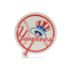 AGORO MLB - New York Yankees Team Logo 3oz Silver