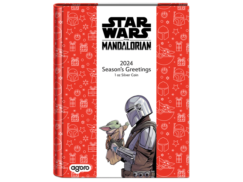 Agoro AGORO Star Wars Seasons Greetings 1oz Silver 2024