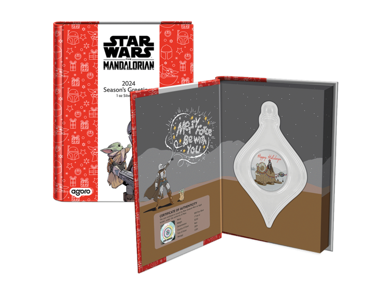 Agoro AGORO Star Wars Seasons Greetings 1oz Silver 2024