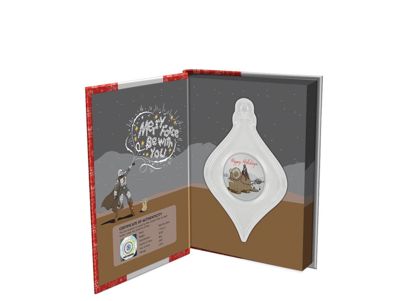 Agoro AGORO Star Wars Seasons Greetings 1oz Silver 2024