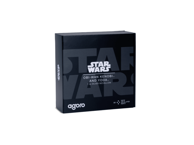 Agoro AGORO Star Wars Allies - Obi-Wan Kenobi & Yoda 1oz Silver Medallion