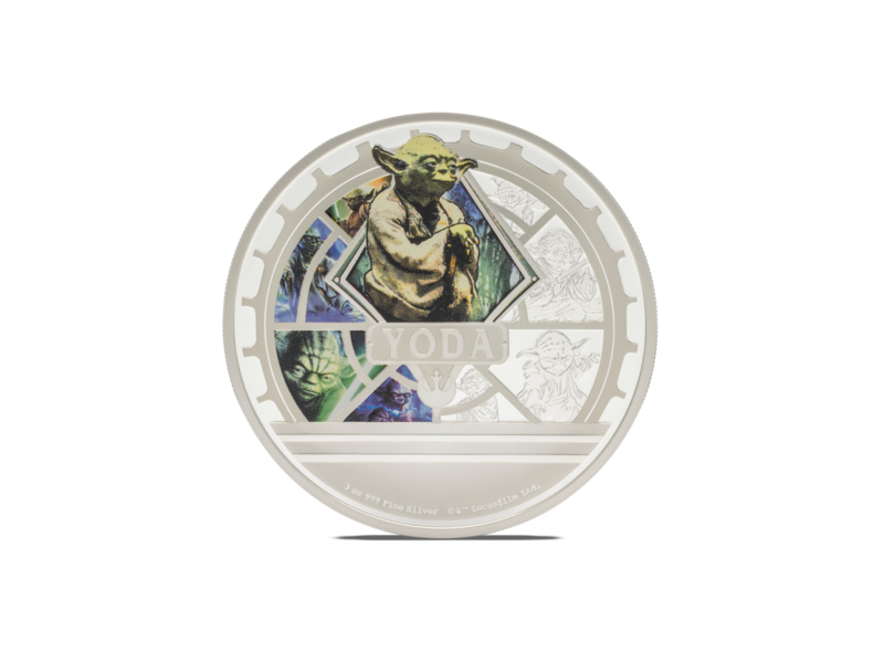 Agoro AGORO Star Wars - 3oz Classic - Yoda 3oz Silver Coin
