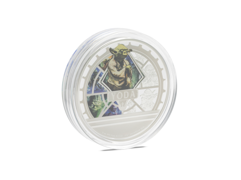 Agoro AGORO Star Wars - 3oz Classic - Yoda 3oz Silver Coin