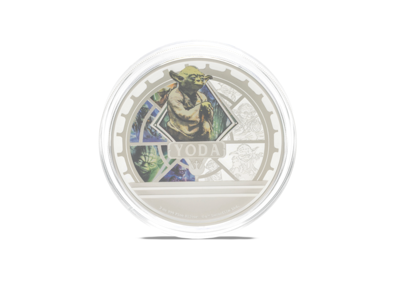 Agoro AGORO Star Wars - 3oz Classic - Yoda 3oz Silver Coin