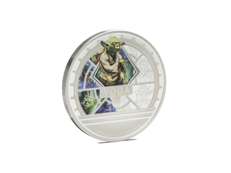 Agoro AGORO Star Wars - 3oz Classic - Yoda 3oz Silver Coin