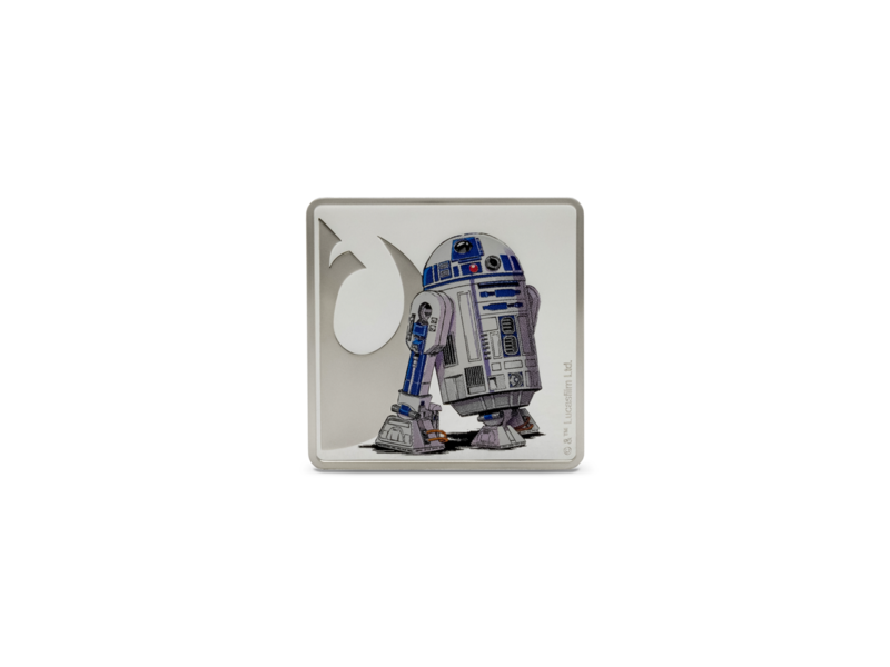 Agoro AGORO Star Wars Allies - Luke Skywalker & R2-D2 1oz Silver Medallion