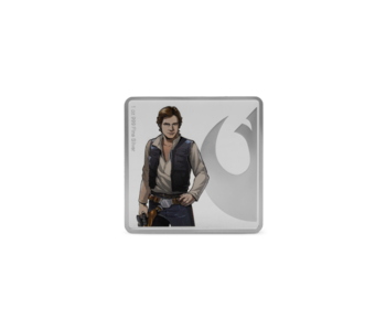 AGORO Star Wars Allies - Han Solo & Chewbacca 1oz Silver Medallion