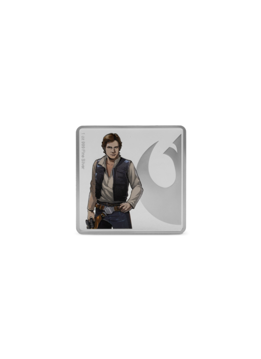 AGORO Star Wars Allies - Han Solo & Chewbacca 1oz Silver Medallion