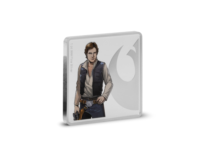 Agoro AGORO Star Wars Allies - Han Solo & Chewbacca 1oz Silver Medallion