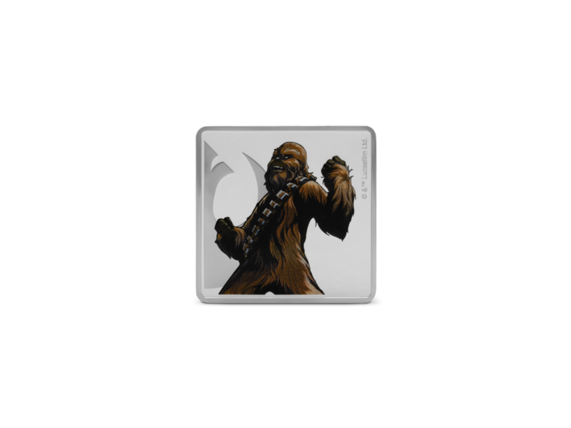 Agoro AGORO Star Wars Allies - Han Solo & Chewbacca 1oz Silver Medallion