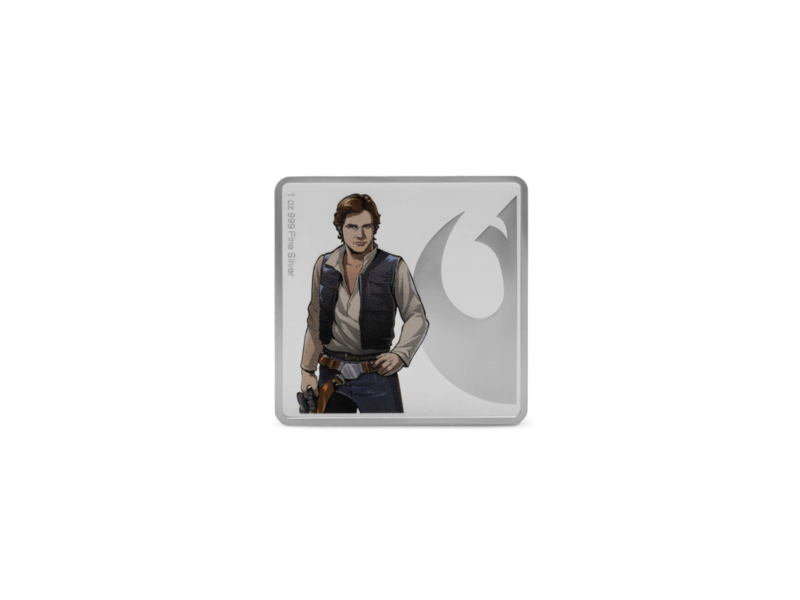 Agoro AGORO Star Wars Allies - Han Solo & Chewbacca 1oz Silver Medallion