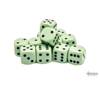 Opaque 12d6 Pastel Green/black 16mm
