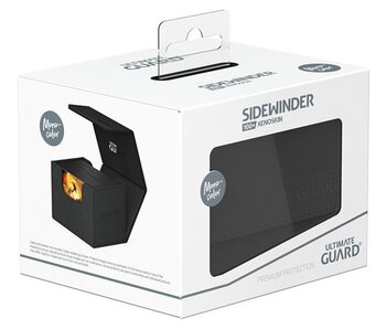 Ultimate Guard Deck Case Sidewinder 100+ Monocolor Black