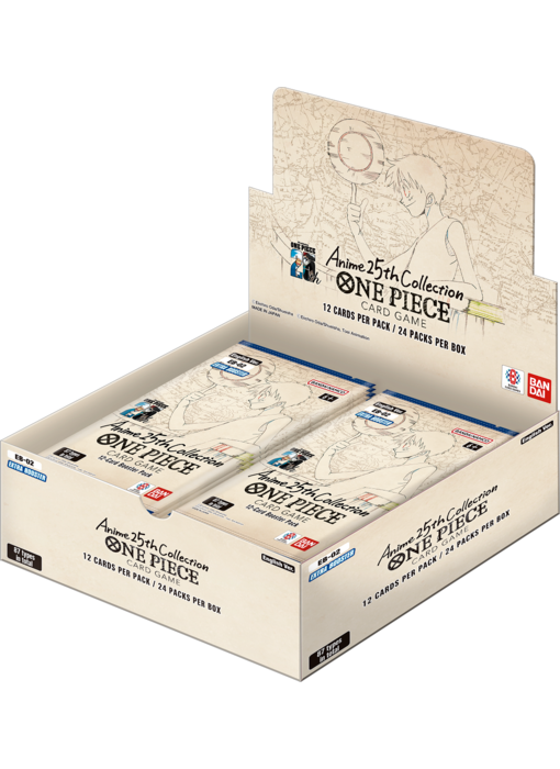 One Piece CG EB-02 Extra Booster Animation 25th Collection Booster Box (EN)