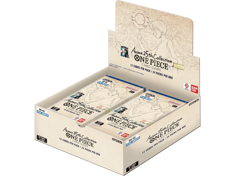 Bandai One Piece CG EB-02 Extra Booster Animation 25th Collection Booster Box (EN)
