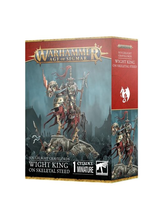 Soulblight Gravelords Wight King On Skeletal Steed