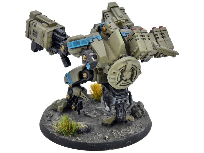 Games Workshop TAU EMPIRE Xv88 Broadside Battlesuit #1 INCOMPLETE PRO PAINTED Warhammer 40K