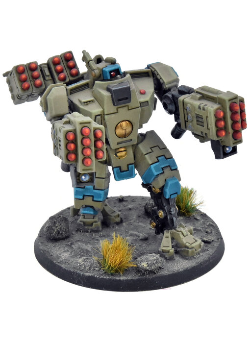 TAU EMPIRE Xv88 Broadside Battlesuit #1 INCOMPLETE PRO PAINTED Warhammer 40K