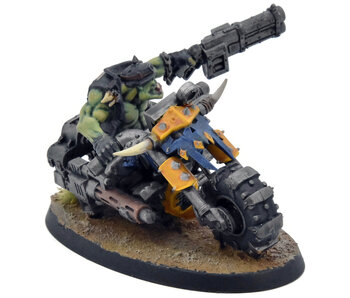 ORKS Ork Warbiker Boss #1 PRO PAINTED Warhammer 40K