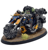 Games Workshop ORKS Ork Warbiker Boss #1 PRO PAINTED Warhammer 40K