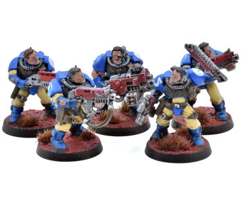 SPACE MARINES 5 Scouts #1 WELL PAINTED Warhammer 40K