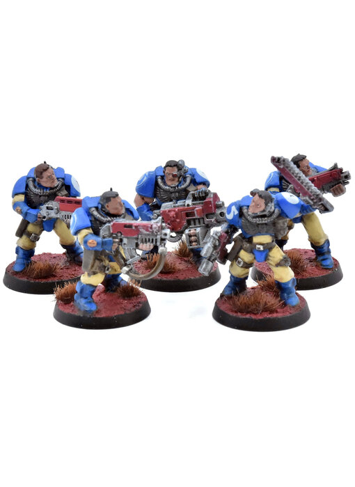 SPACE MARINES 5 Scouts #1 WELL PAINTED Warhammer 40K
