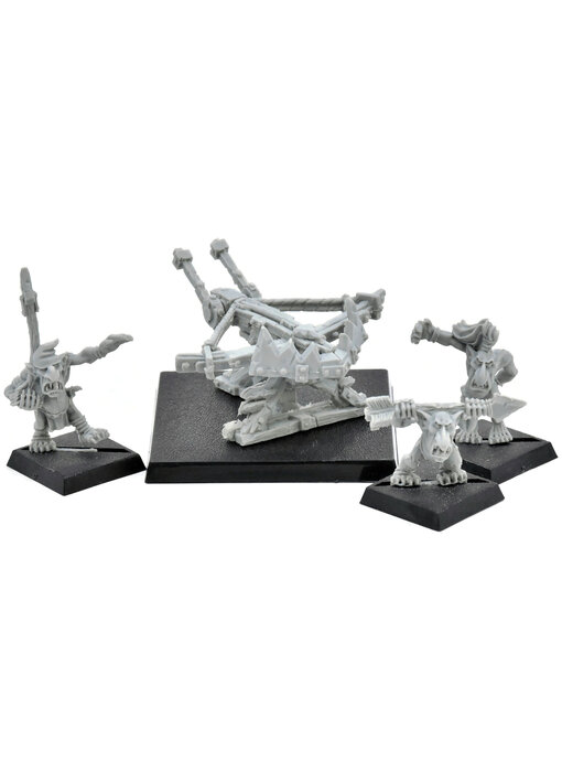 ORCS & GOBLINS Bolt Thrower Team #2 Warhammer Fantasy Spear Chukka FINECAST