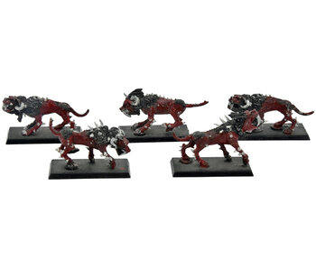 CHAOS 5 Flesh Hounds Of Khorne #1 METAL Warhammer Fantasy