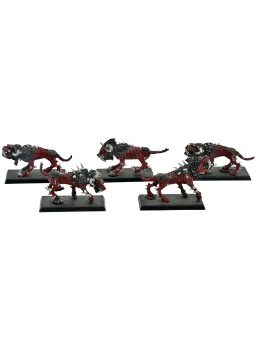 CHAOS 5 Flesh Hounds Of Khorne #1 METAL Warhammer Fantasy