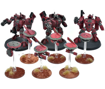 TAU EMPIRE 3 Xv8 Crisis Battlesuits #1 Warhammer 40K