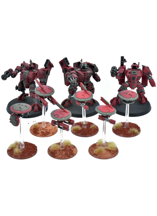 TAU EMPIRE 3 Xv8 Crisis Battlesuits #1 Warhammer 40K