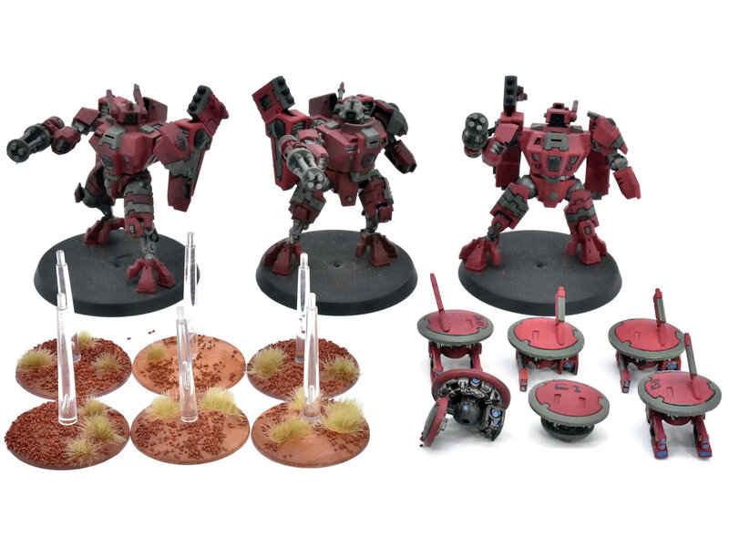 Games Workshop TAU EMPIRE 3 Xv8 Crisis Battlesuits #1 Warhammer 40K