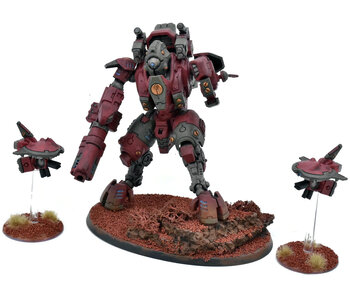 TAU EMPIRE Xv95 Ghostkeel Battlesuit #1 WELL PAINTED Warhammer 40K
