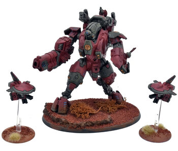 TAU EMPIRE Xv95 Ghostkeel Battlesuit #3 WELL PAINTED Warhammer 40K