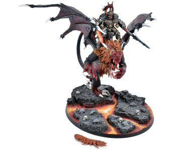 SLAVES TO DARKNESS Chaos Lord On Manticore #1 WELL PAINTED Warhammer Sigmar