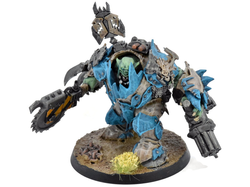 Games Workshop ORKS Warboss In Mega Armour #1 WELL PAINTED Warhammer 40K Converted