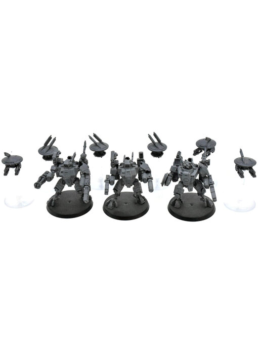 TAU EMPIRE 3 Xv8 Crisis Battlesuits With Drones #1 Warhammer 40K