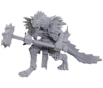 D&D Unpainted Minis Wv25 Sahuagin Coral Smasher