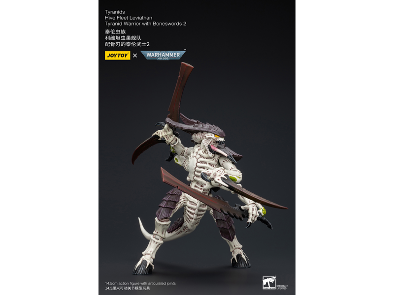 Joy Toy Hive Fleet Leviathan Tyranid Warrior with Boneswords Tyranids Joy Toy