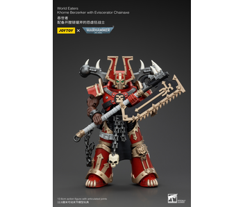 Khorne Berzerker with Eviscerator Chainaxe World Eaters Joy Toy