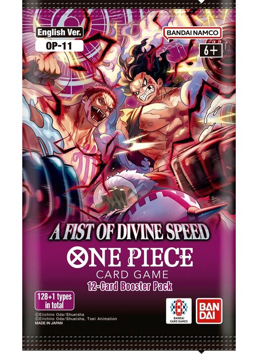 One Piece CG OP-11 A Fist Of Divine Speed Booster Display (EN)
