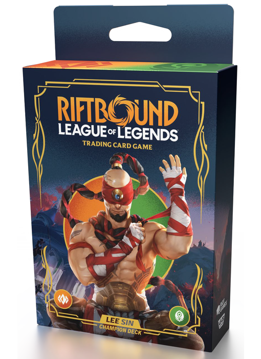 Riftbound League Of Legends TCG Origins Champion Deck Lee Sin (EN) (PRE ORDER)