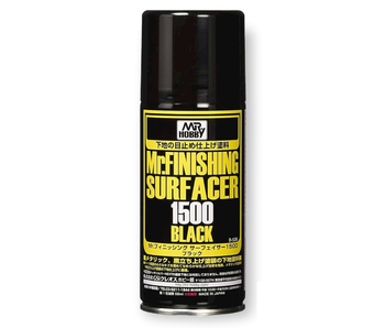 Mr Hobby Mr Finishing Surfacer Spray 1500 Black - 170ml