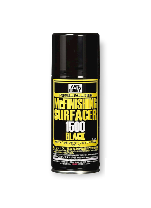 Mr Hobby Mr Finishing Surfacer Spray 1500 Black - 170ml
