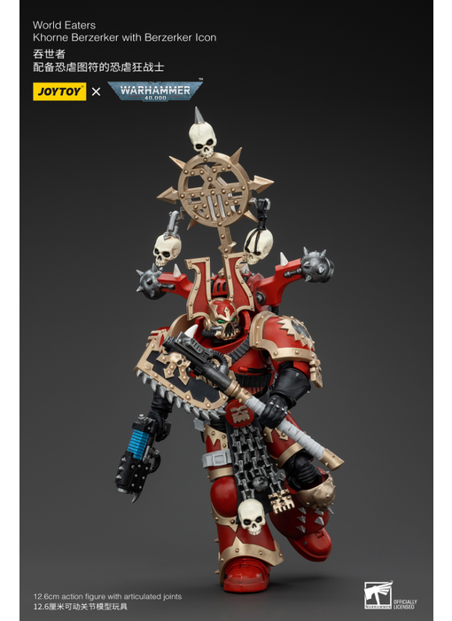 Khorne Berzerker with Berzerker lcon World Eaters Joy Toy