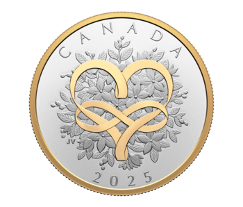 Célébration de l’amour – Pièce de 1 oz en argent fin (2025)